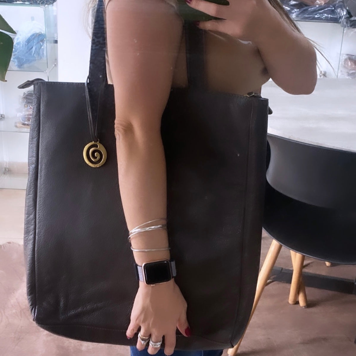Bolsa SARA em Couro Legítimo