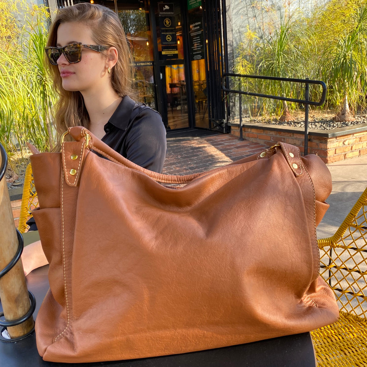 Bolsa SIENNA em Couro Legítimo