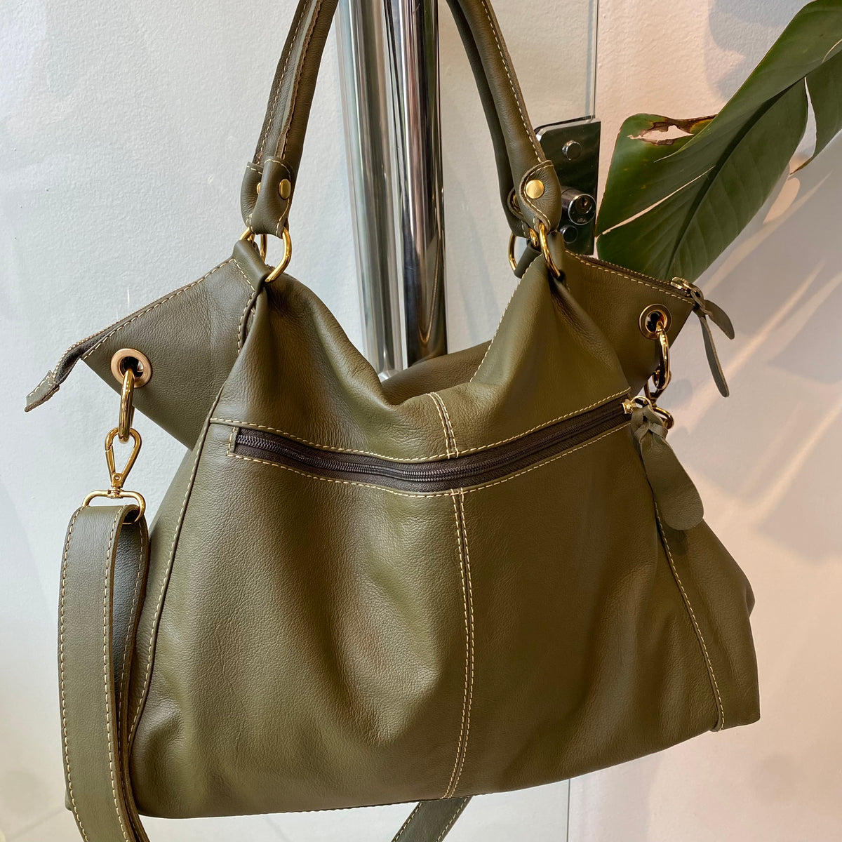 Bolsa ELIDA em Couro Legítimo