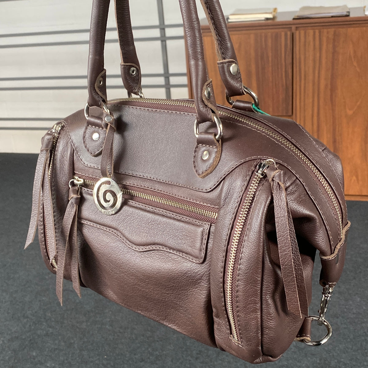 Bolsa VALENTINA em Couro Legítimo