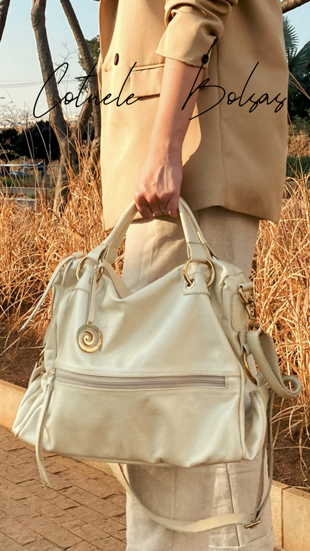 Bolsa ALESSIA em Couro Premium