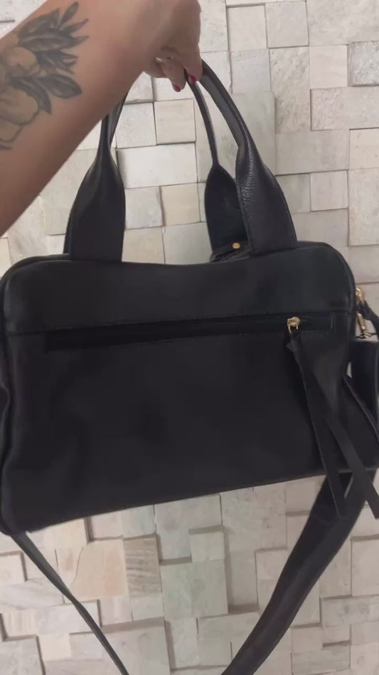 Bolsa SUELI pequena em Couro Legítimo
