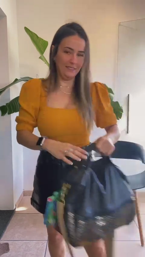 Bolsa LEILA em Couro Legítimo